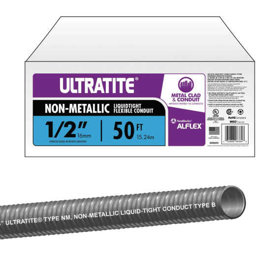 Southwire 1/2 In. x 50 Ft. Flexible Non-Metallic Liquid Tight Conduit