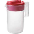 Rubbermaid 1 Gal. Simply Pour Plastic Pitcher with Multi-Function Lid Image 2