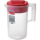Rubbermaid 1 Gal. Simply Pour Plastic Pitcher with Multi-Function Lid Image 1