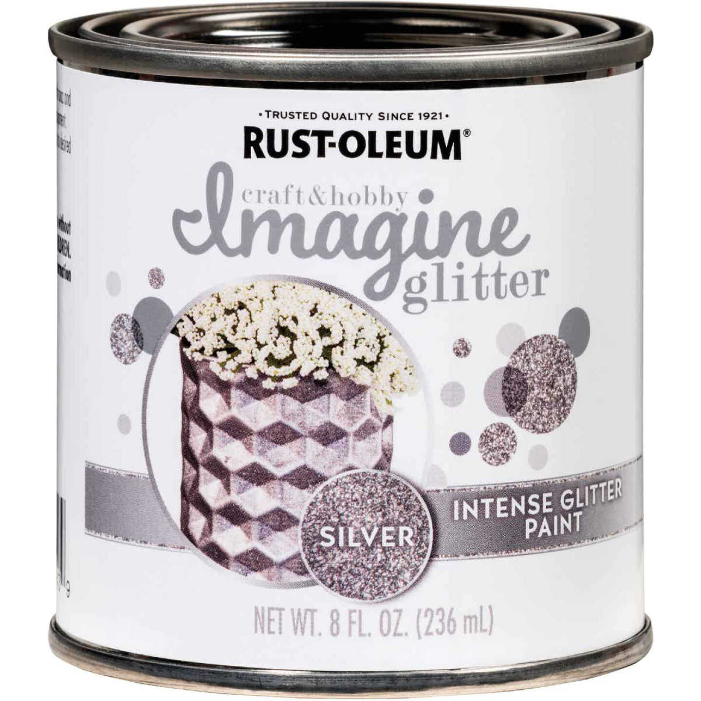Rust-Oleum Imagine Craft & Hobby Intense Glitter Rose Gold Spray Paint-354068,  10.25 oz